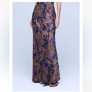 LAGENCE zeta paisley skirt size M